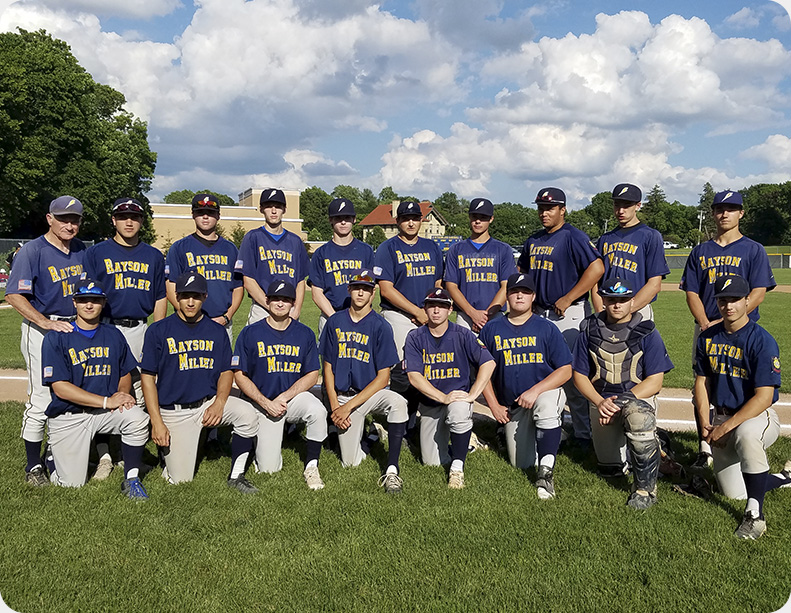 2017 Rayson-Miller Baseball Team Photo
